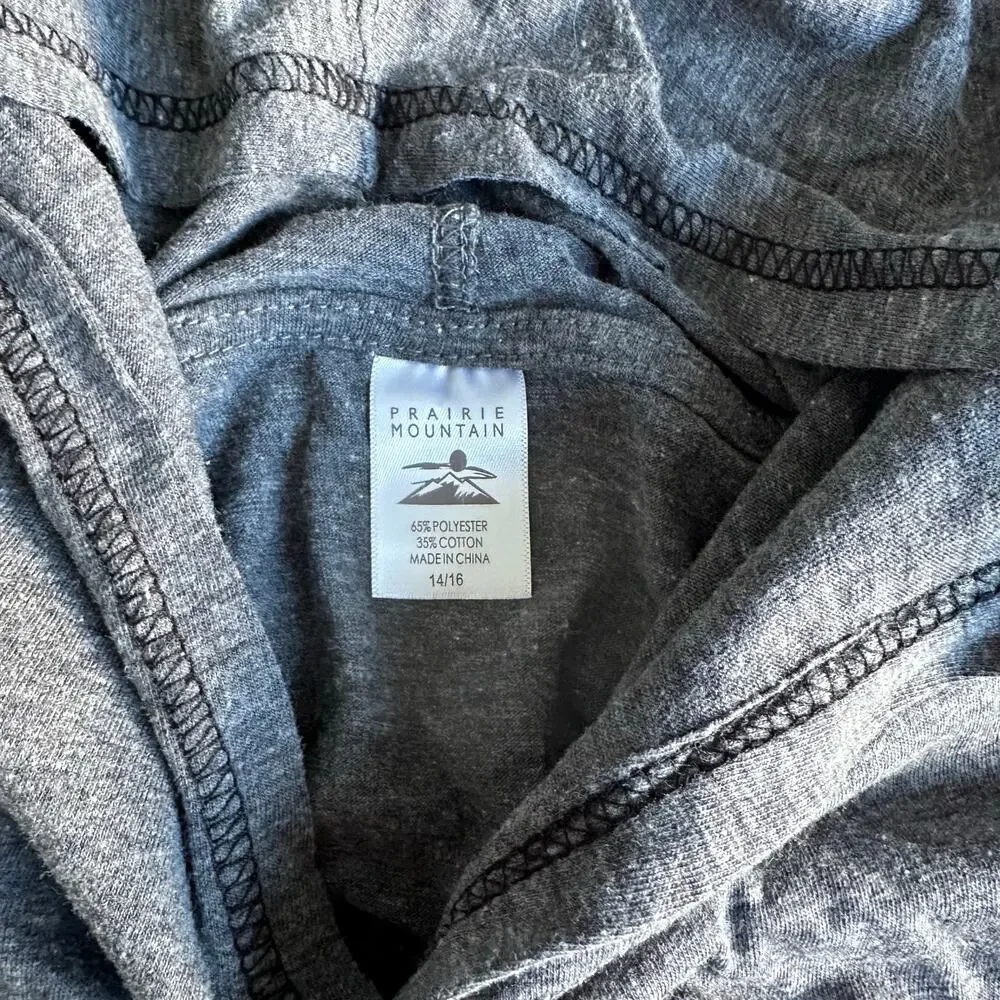 Prairie Mountain Boys Hoodie Montana- Size 14/16